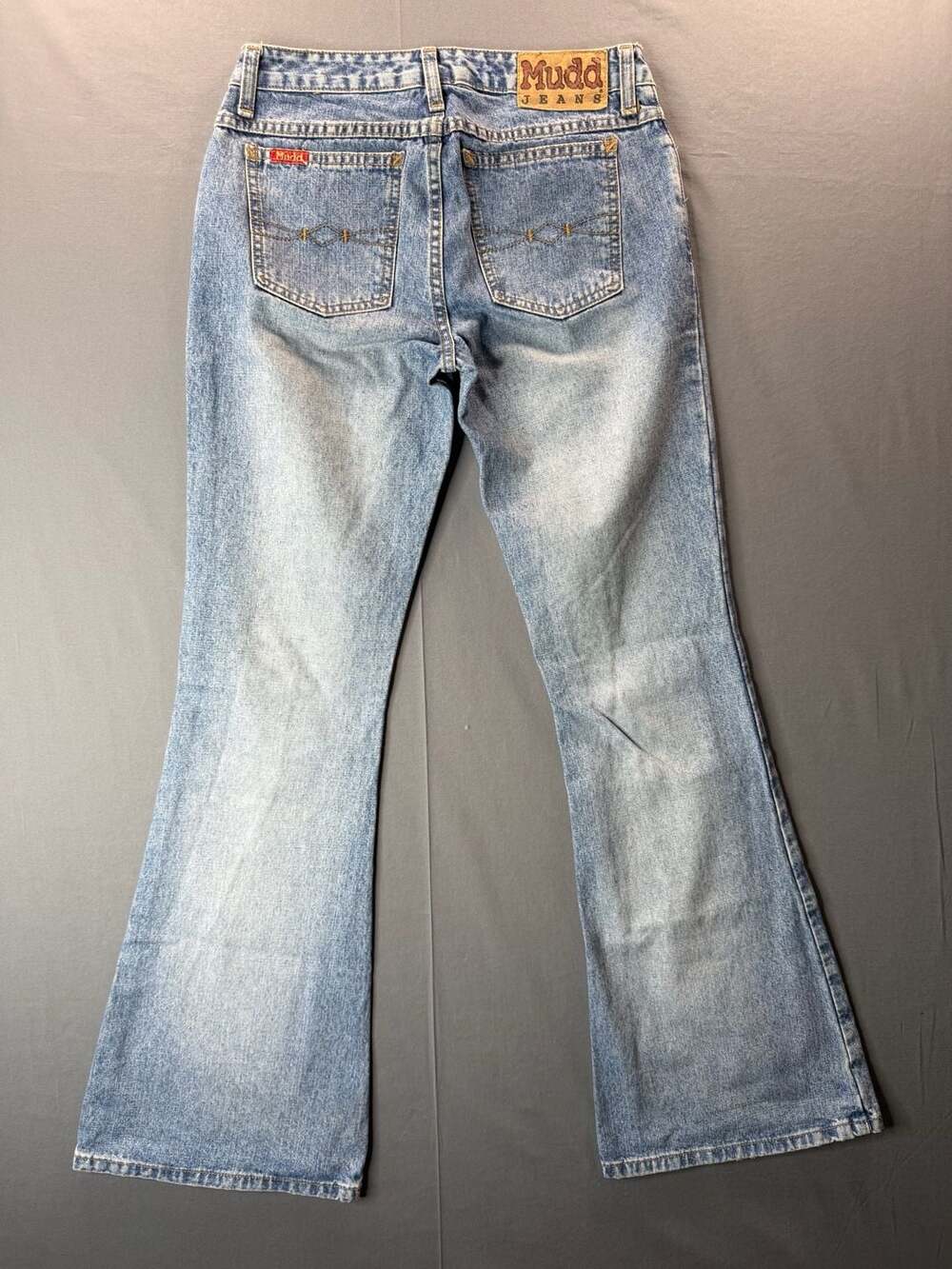 Vintage Mudd Jeans Y2K Light Wash Bootcut Flare Denim Pants Size 5